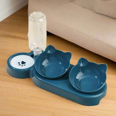 gamelle-chat-miaou3en1-bleu