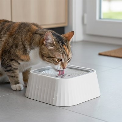 gamelle-chat-pour-eau-en-plastique-antidérapant