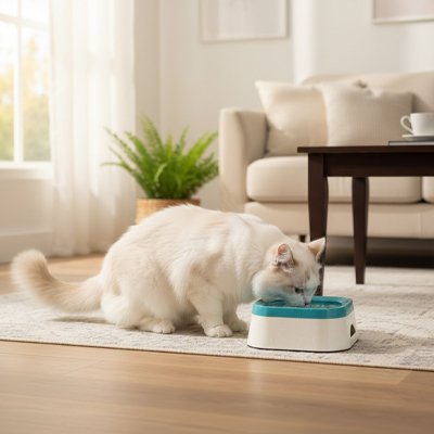 gamelle-chat-pour-eau-facile-à-nettoyer