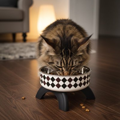 gamelle-chat-surélevée-anti-vomissement