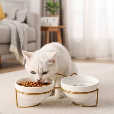 gamelle-chat-surélevée-en-céramique-ergonomique