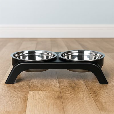 gamelle-chat-surélevée-en-inox-design-modern