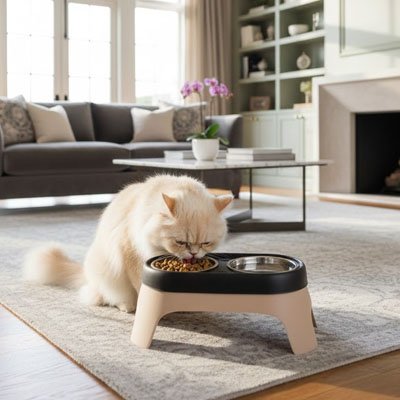 gamelle-chat-surélevée-en-inox