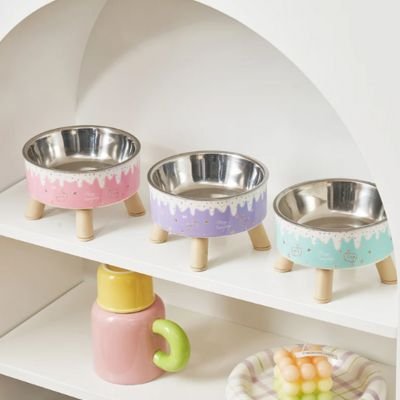 gamelle-chat-surélevée-ergonomique-plusieurs couleurs