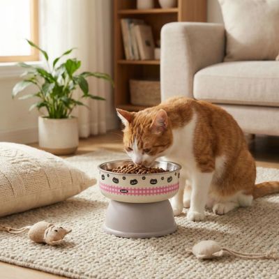 Gamelle chat surélevée | ComfortElegance