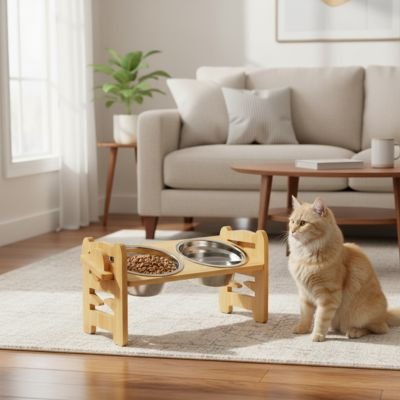 gamelle-chat-surélevée-pour-chat-âgé