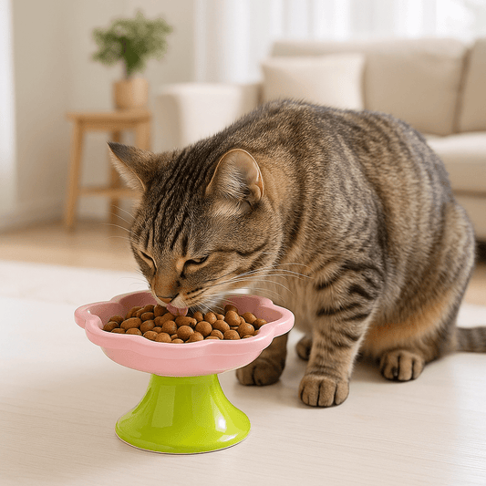 gamelle-pour-chat-rose-petalbol