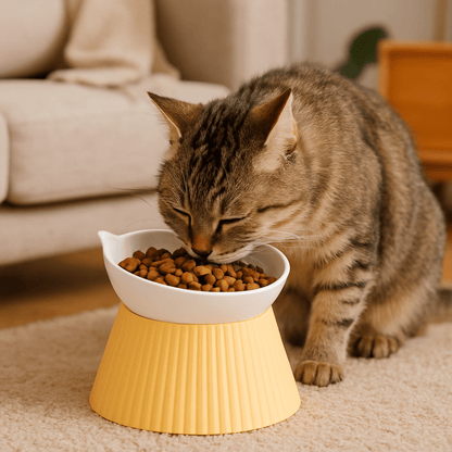 gamelle-pour-chat-jaune-zenbol