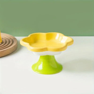 gamelle-pour-chat-jaune-petalbol