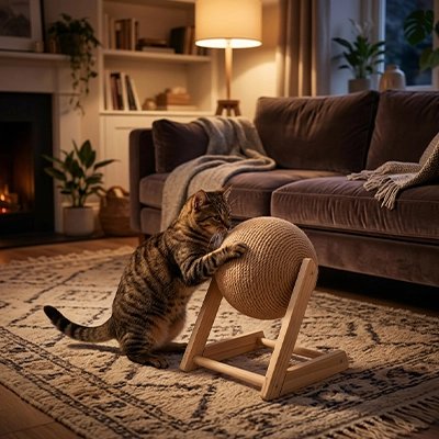 griffoir-chat-boule-amusante-design