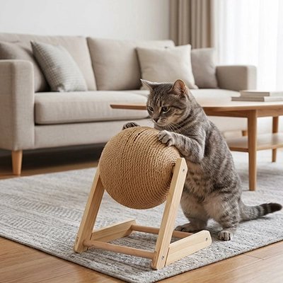 griffoir-chat-boule-amusante-premium