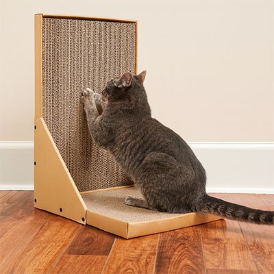 griffoir-en-carton-pour-chat-matière-écologique