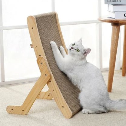 griffoir-pour-chat-en-bois-inclinable