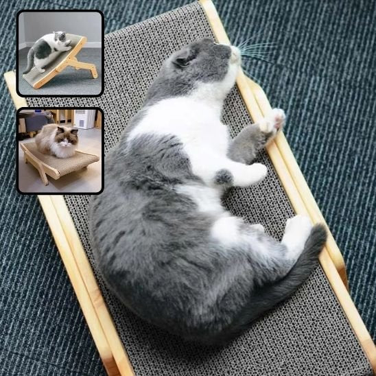 griffoir-pour-chat-en-bois-planche-à-gratter