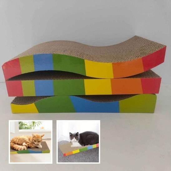 griffoir-pour-chat-en-carton-à-gratter
