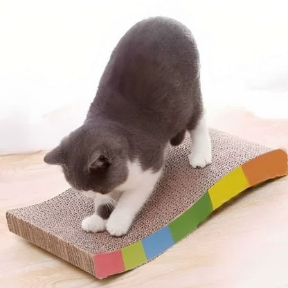 griffoir-pour-chat-en-carton-arc-en-ciel