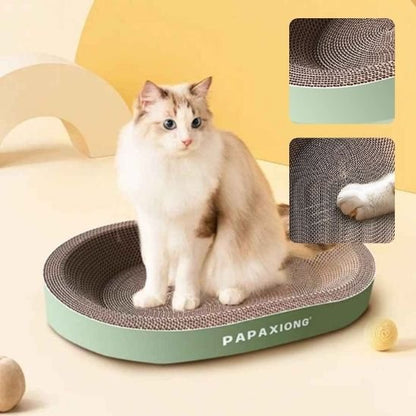 griffoir-pour-chat-en-carton-ovale-renforcé 