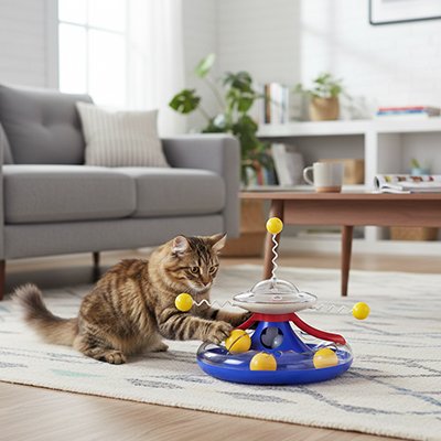 jouet interactif pour chat Velours Play - bleu