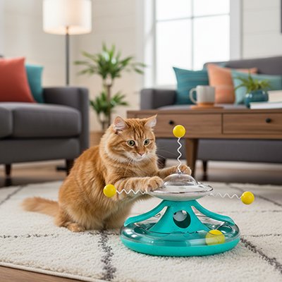 jouet interactif pour chat Velours Play - circuit à billes