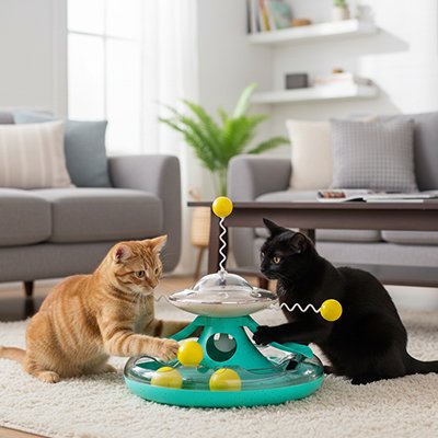 jouet interactif pour chat Velours Play - turquoise