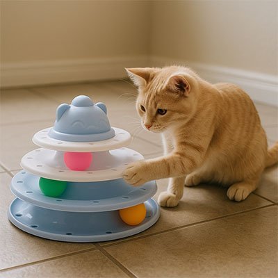 Jouet pour chat - Bleu