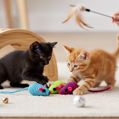 Jouet pour chat-corde-souris