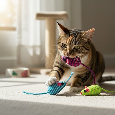 Jouet pour chat-souris-ludique