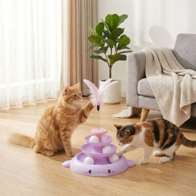 jouet-pour-chat-interactif-cercle-pyramide-amusante