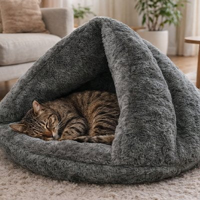 lit-pour-chat-refuge-chaud