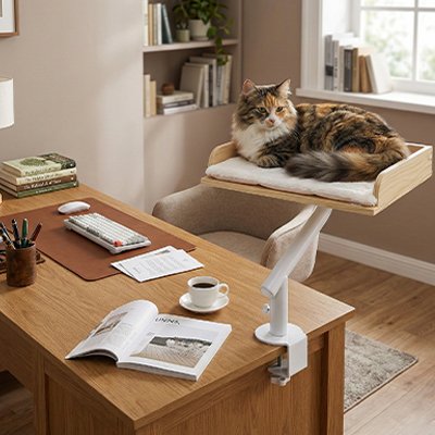 lit-pour-chat-suspendu-avec-fixation-solide
