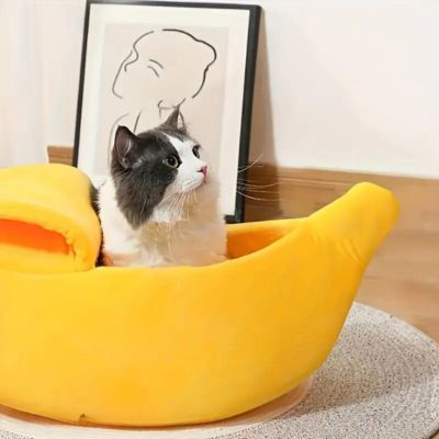 niche-pour-chat-banana-cachette