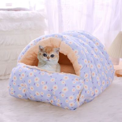 niche-à-chat-bleu