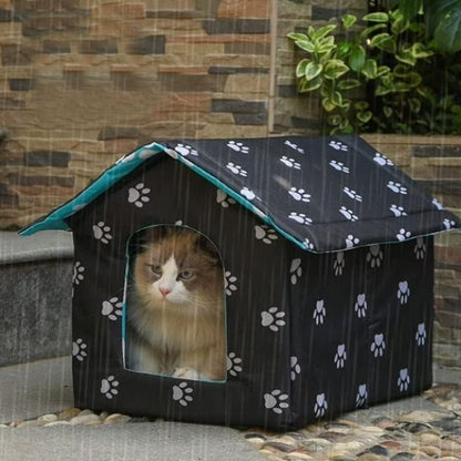 niche-chat-exterieur-noir