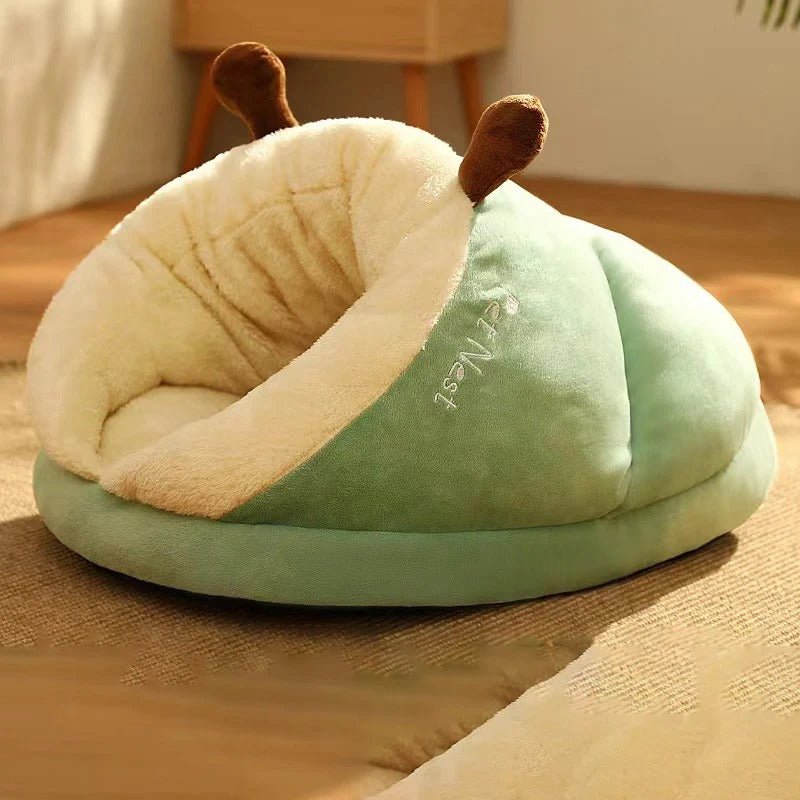 niche-chat-pantoufle-vert