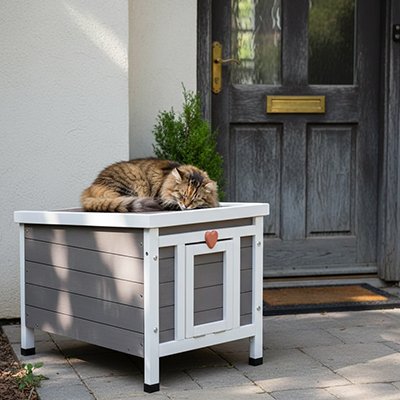 niche-exterieur-pour-chat-en-bois-design 