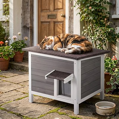 niche-exterieur-pour-chat-en-bois-pour-l-hiver