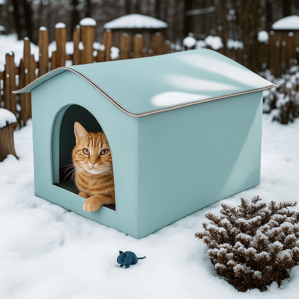 Niche pour chat extérieur | Imperméable Pliable - Patte à Chat