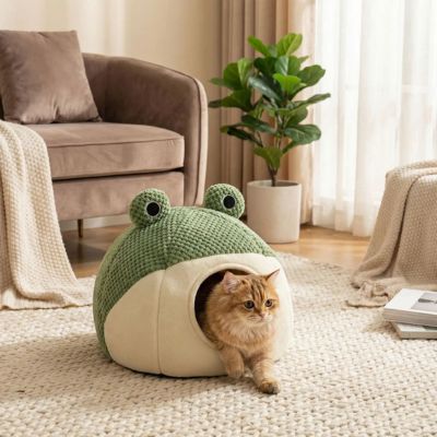niche-pour-chat-grenouille-chaude