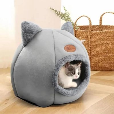 niche-pour-chat-ronron-gris