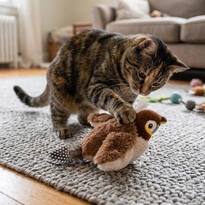 oiseau volant pour chat Canaille - robustesse