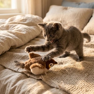 oiseau volant pour chat Canaille - en jeu