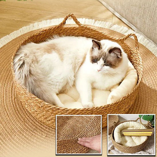 PANIER CHAT OSIER | CatBasket™ - Patte à Chat