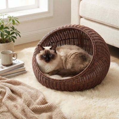 Panier en rotin pour chat | RoyalRotin