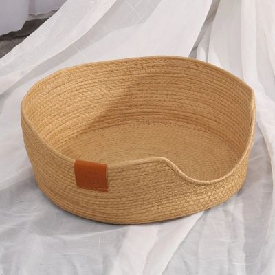panier-pour-chat-paille