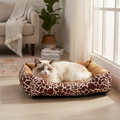 Panier pour Chat rectangulaire chaleureux