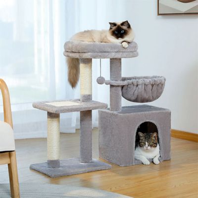 petit-arbre-a-chat-compact-avec-hamac