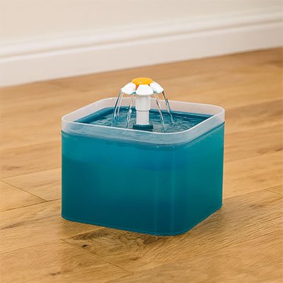 fontaine à eau chat silencieuse - design intérieur