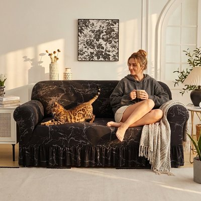 protection canapé chat ProtectHome - motif rayé