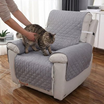 protection canapé chat Relax - coloris gris