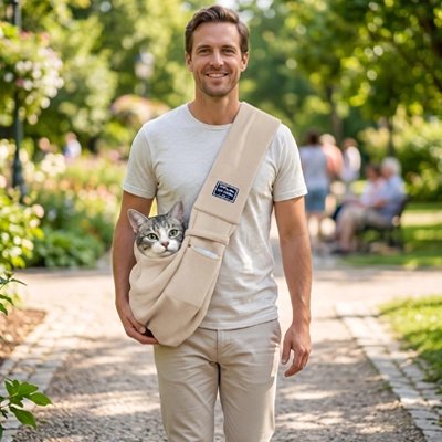 sac de transport chat FéliProtect - bandoulière